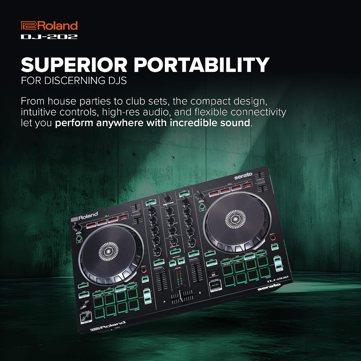 Roland DJ-202 Compact DJ Controller
