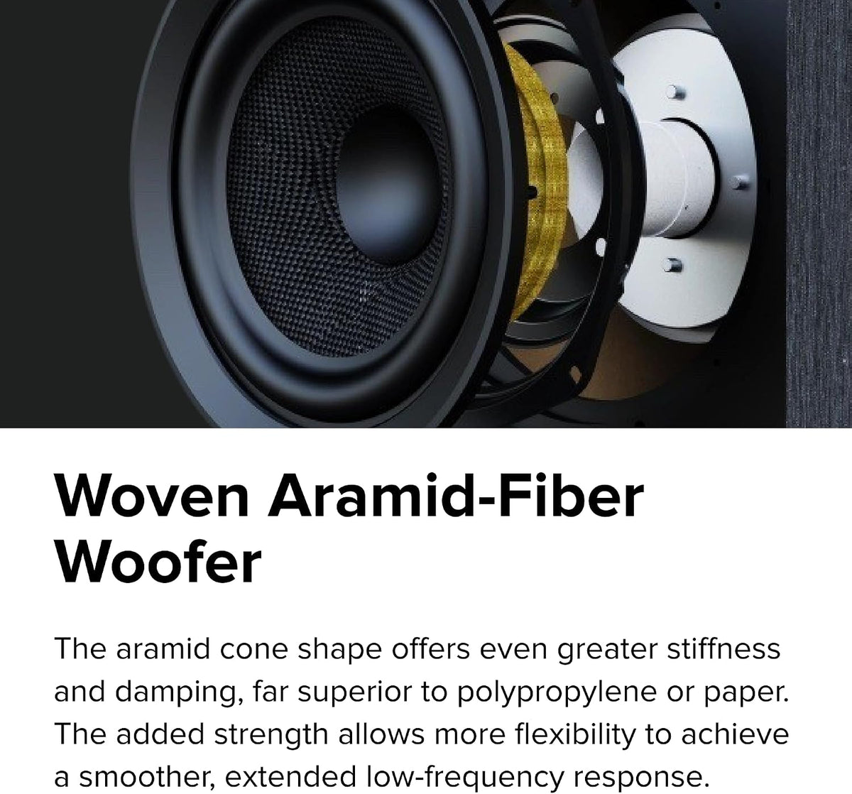 ELAC Debut 3.0 DA43-BK Atmos-Enabled On-Wall Speakers, Black Ash (Pair) - 1” Aluminum Dome Tweeter & 4” Aramid Fiber Woofer - 2-Way Bass Reflex - 48Hz to 38KHz Response