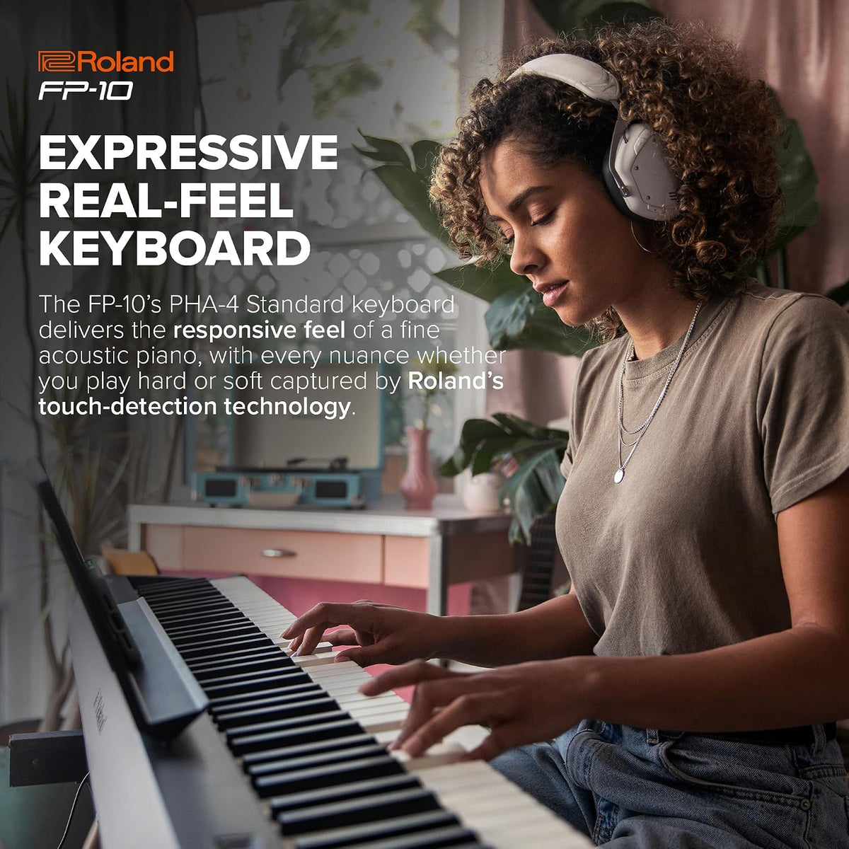Roland FP-10 Compact 88-Note Digital Piano