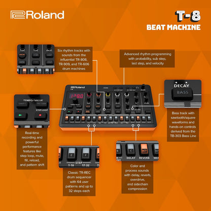 Roland AIRA Compact T-8 Beat Machine