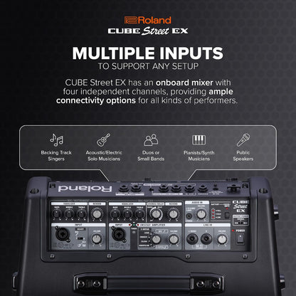 Roland Cube Street EX Battery-Powered 50W Stereo Amplifier