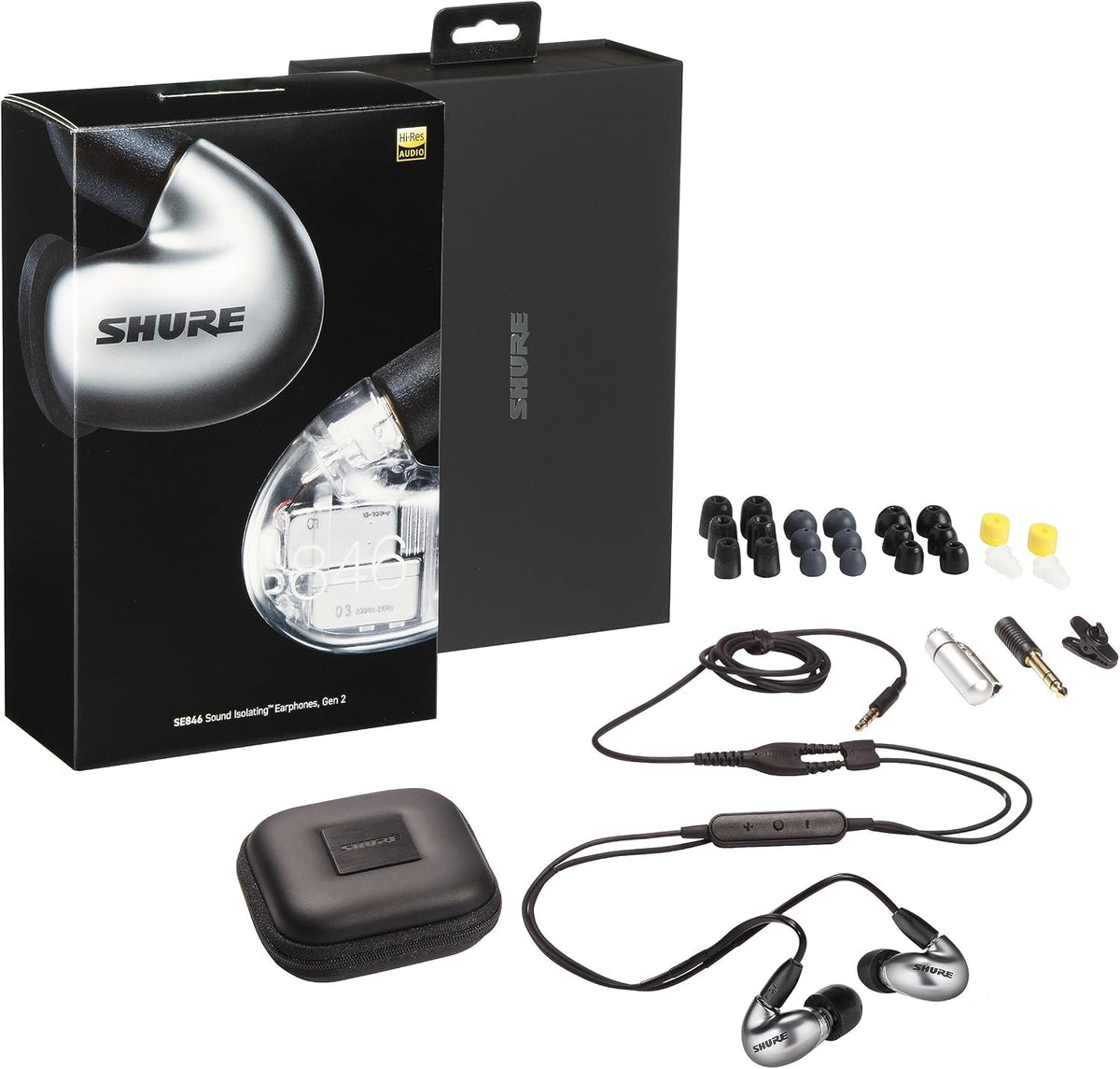 Shure SE846 PRO Gen 2 Sound Isolating Wired Earbuds - Gray