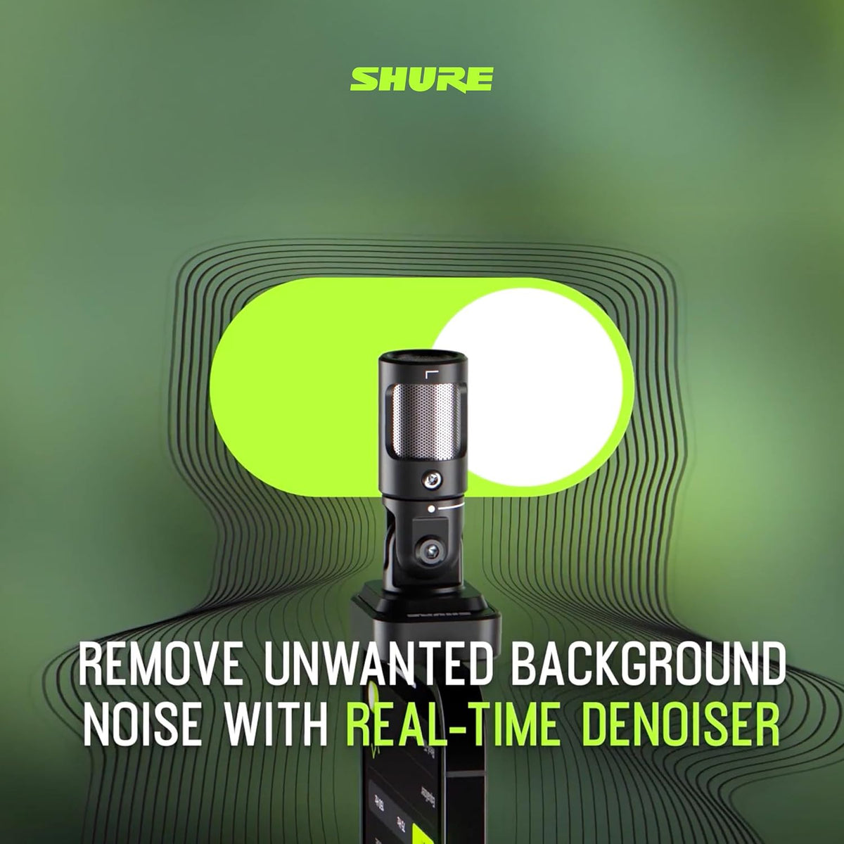 Shure MV88 USB-C Microphone for Mobile Recording - Black