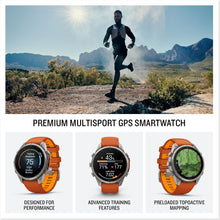 Garmin fēnix® 9 Pro, Titanium, 47mm, Autumn Orange/Spark Orange