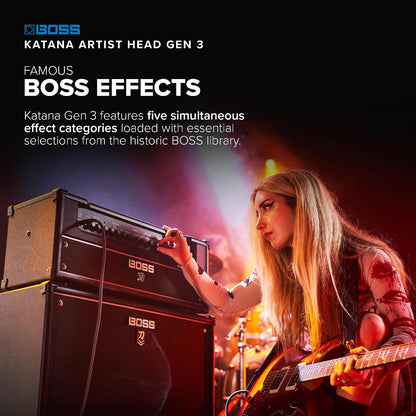 BOSS Katana Artist Head Gen 3 Guitar Amplifier