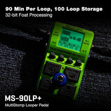 Zoom MS-90LP+ MultiStomp Looper with 90-Min Loops & High-Fidelity Audio
