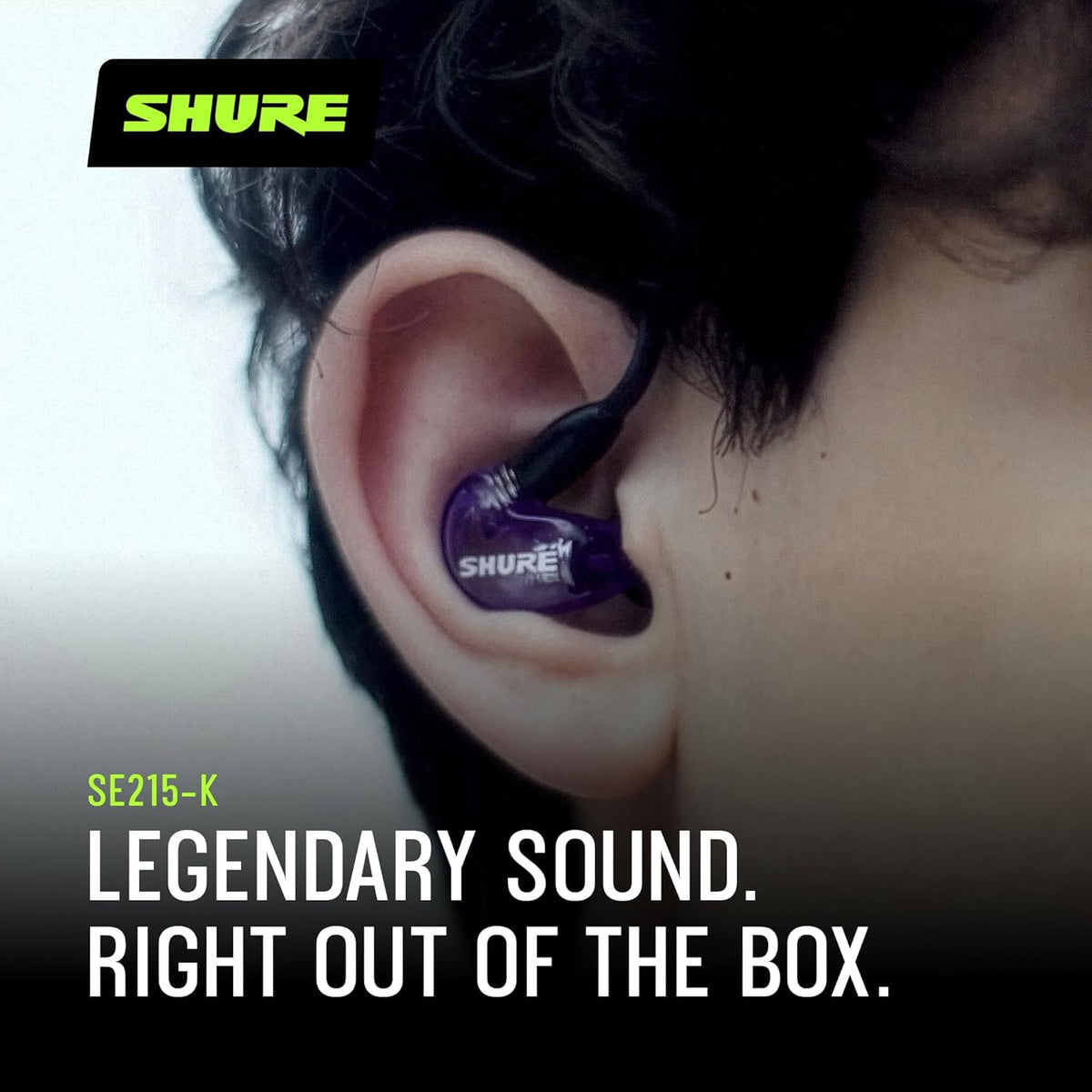 Shure SE215 PRO Sound Isolating Wired Earbuds - Black