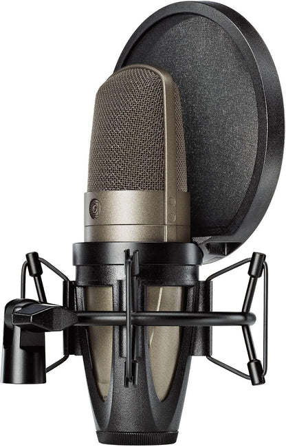 Shure KSM42 Cardioid Condenser Microphone - Large Dual-Diaphragm Side-Address Mic for World Class Vocals, with Prethos Advanced Preamplifier Technology, Ultra-Wide Dynamic Range & Internal Shock Mount