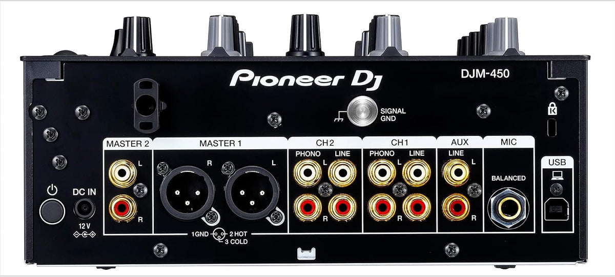 Pioneer DJ DJM-450 2-Channel DJ Mixer, Beat FX, DVS, rekordbox
