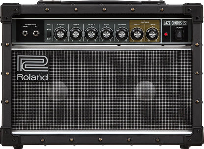 Roland JC-22 Jazz Chorus | Ultra-Compact Guitar Amplifier | Iconic JC Clean Tone | Signature Chorus Effect | Powerful 30-Watt Stereo Amp | Dual 6.5” Speakers | Enhances Pedals, Multi-FX & More