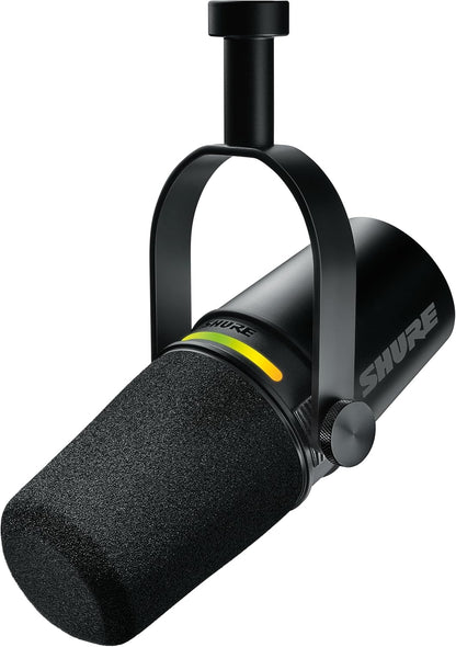 Shure MV7+ USB-C & XLR Podcast Dynamic Microphone - Black