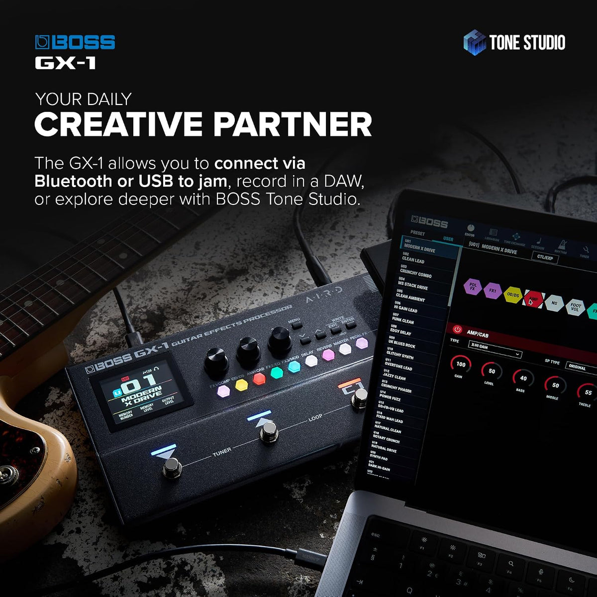 BOSS GX-1 Ultra-Portable Guitar Effects Processor