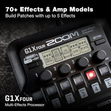 Zoom G1X Four Guitar Multi-Effects Processor with Expression Pedal