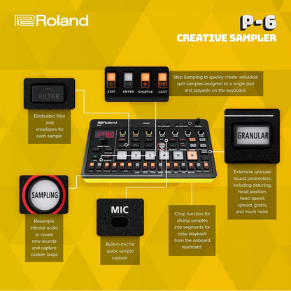 Roland AIRA Compact P-6 Creative Sampler
