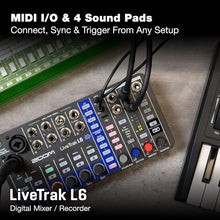 Zoom LiveTrak L6 Mixer/Recorder for Musicians & Podcasters
