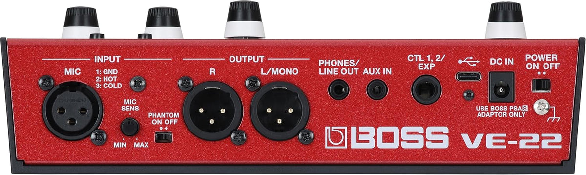 BOSS VE-22 Vocal Performer Multi-Effects Processor for Singers