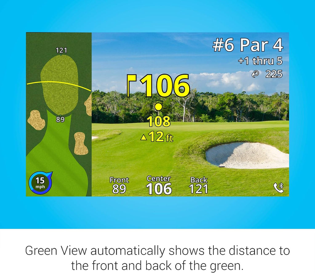Garmin Approach Z82, Golf GPS Laser Range Finder, Accuracy Within 10” of The Flag, 2-D Course Overlays | Accuracy Within 10 ” of The Flag, 2-D Course Overlays