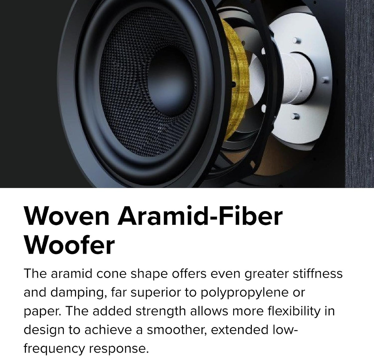 ELAC Debut 3.0 DC53-WN Center Channel Speaker, Walnut - 1” Aluminum Dome Tweeter & Dual 5.25” Aramid Fiber Woofers - 2-Way Bass Reflex - 57Hz to 38KHz Response