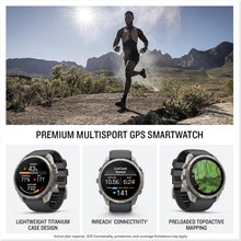 Garmin fēnix® 9 Pro, inReach®, Titanium, 51mm, Graphite/Black