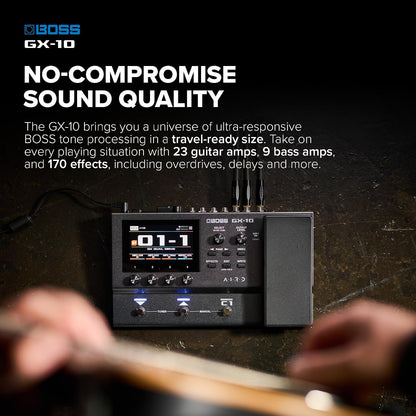 BOSS GX-10 Compact Guitar & Bass Effects Processor
