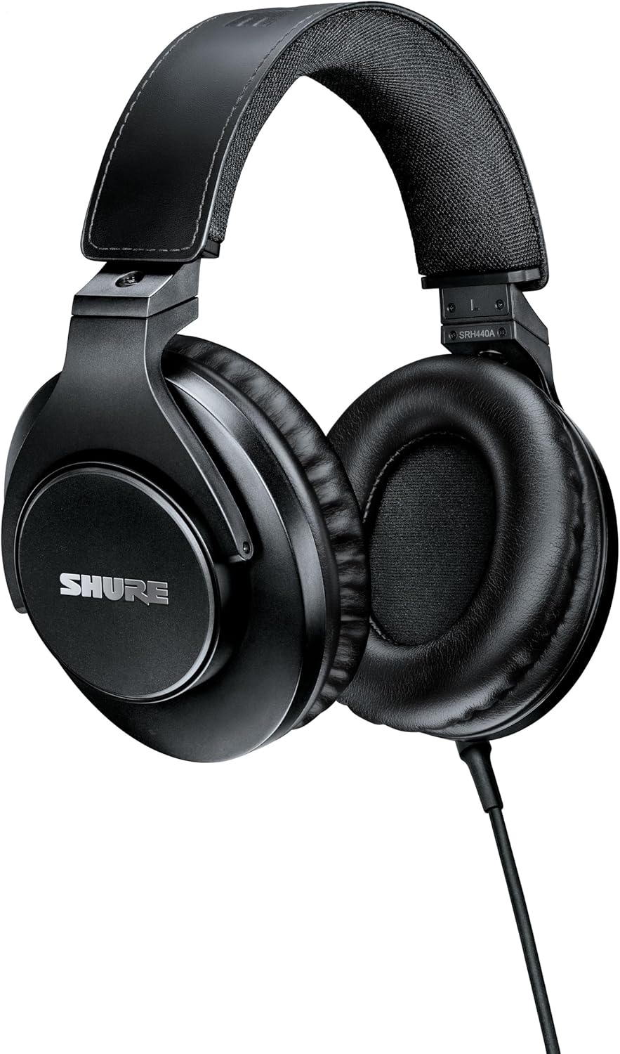 Shure SRH440A Over-Ear Wired Studio Headphones for Recording