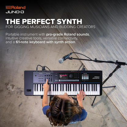 Roland JUNO-D6 Synthesizer, 61-Note Keyboard