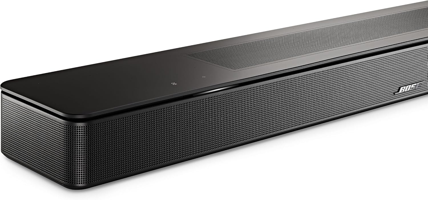 Bose Smart Dolby Atmos Soundbar, All-in-One Soundbar for TV, A.I. Dialogue Mode, Voice Control and Amazon Alexa Built-in, Supports Bluetooth/AirPlay/Spotify Connect/Chromecast, Black