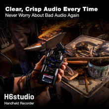 Zoom H6 Studio Handy Recorder for Filmmakers & Musicians