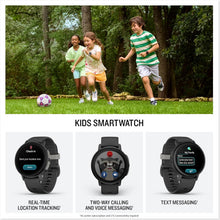 Garmin Bounce™ 2, Kids Smartwatch, Calling & Texting, 43mm, Slate Gray | Two-Way Calling, Voice Messaging, Text Messaging, Real-Time Location Tracking, Active Subsciption Required for LTE Features