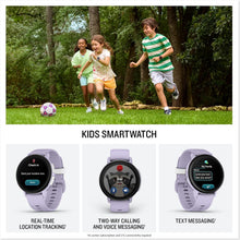 Garmin Bounce™ 2, Kids Smartwatch, Calling & Texting, 43mm, Light Purple | Two-Way Calling, Voice Messaging, Text Messaging, Real-Time Location Tracking, Active Subsciption Required for LTE Features