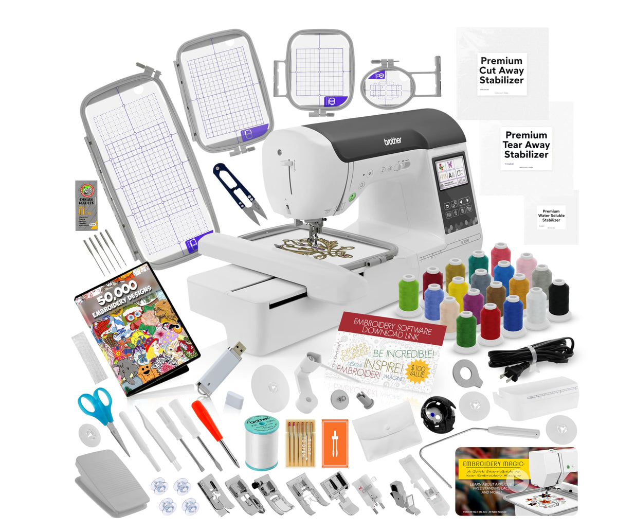 Brother SE2000 Sewing and Embroidery Machine Computerized