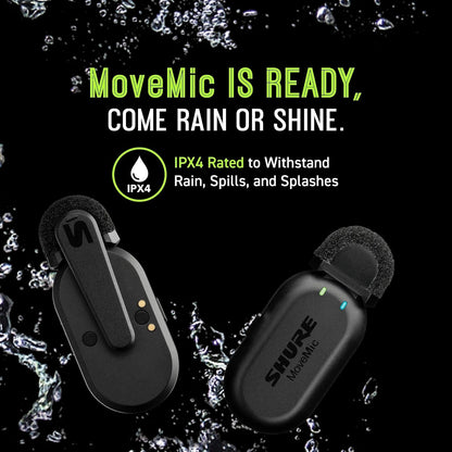Shure MoveMic 2 Kit Wireless Lavalier Microphone System