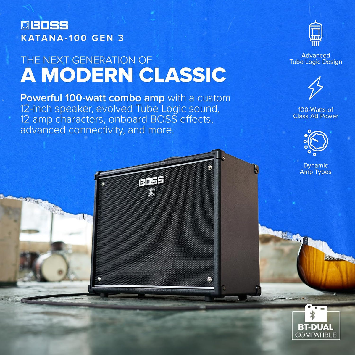 BOSS Katana-100 Gen 3 Guitar Amplifier