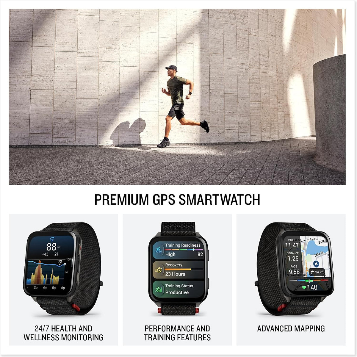 Garmin Venu® X1, Thin & Lightweight Smartwatch, 51mm, Black