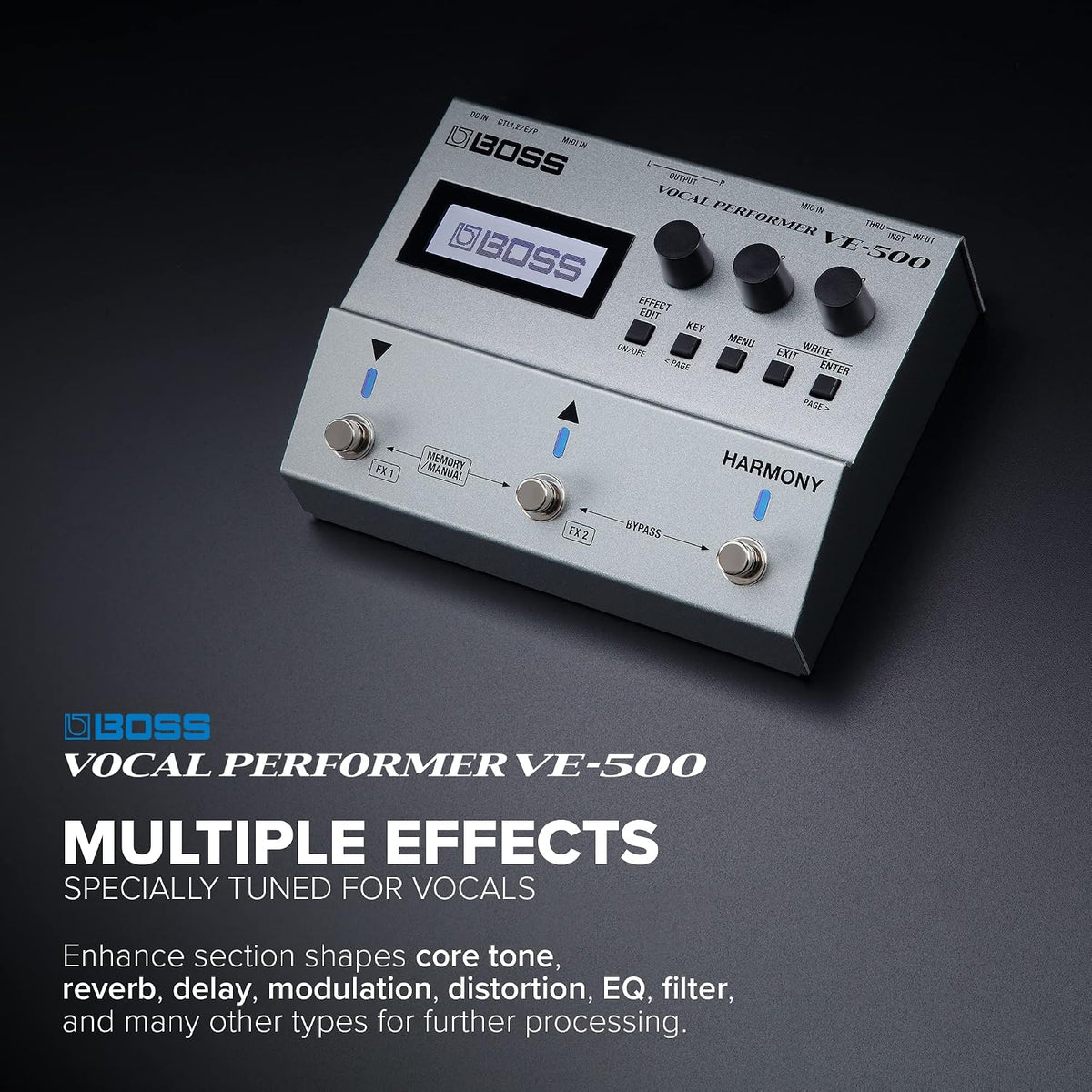 BOSS VE-500 Vocal Performer Multi-Effects Unit