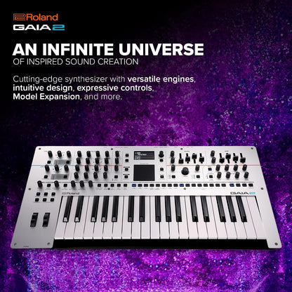Roland GAIA 2 Synthesizer | Advanced Sonic Capabilities | Hybrid Sound Engine Combining Wavetable & Virtual Analog Synthesis | On-Board Motional Pad