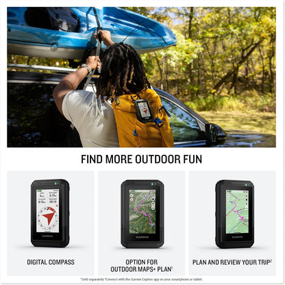 Garmin eTrex® Touch, Rugged Essential GPS Handheld Navigator | Color Touchscreen, Preloaded Maps, Long Battery Life, Plan & Review Trips, Built Tought & Weather-Resistant