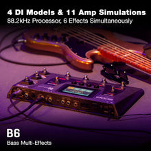 Zoom B6 Bass Multi-Effects with 100+ Effects, Amp Modeling + DI Models