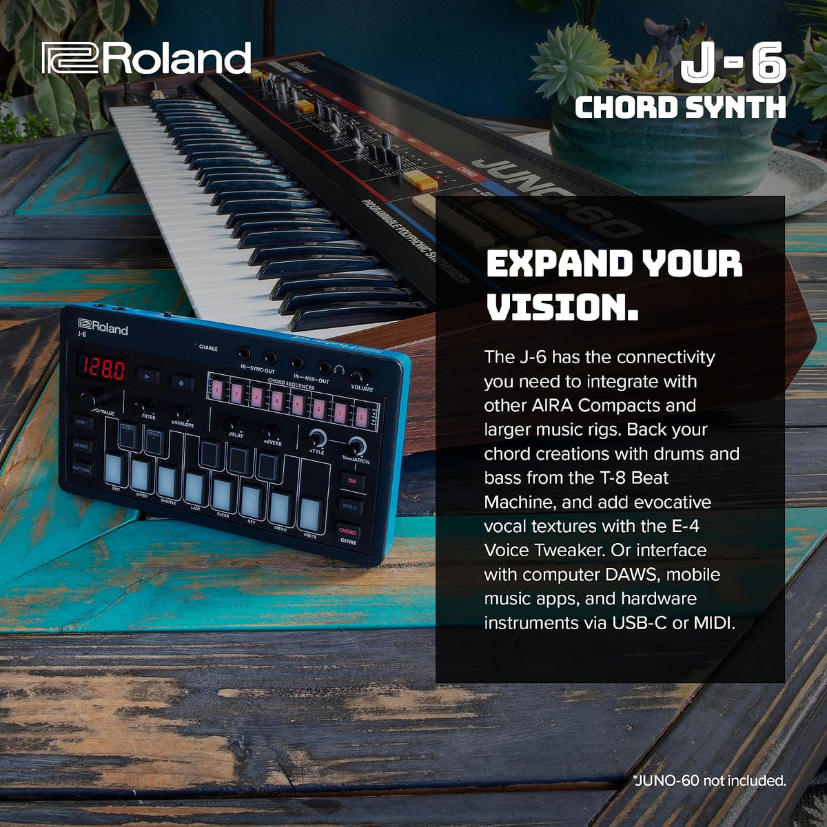 Roland AIRA Compact J-6 CHORD SYNTH Portable Song Creation Machine
