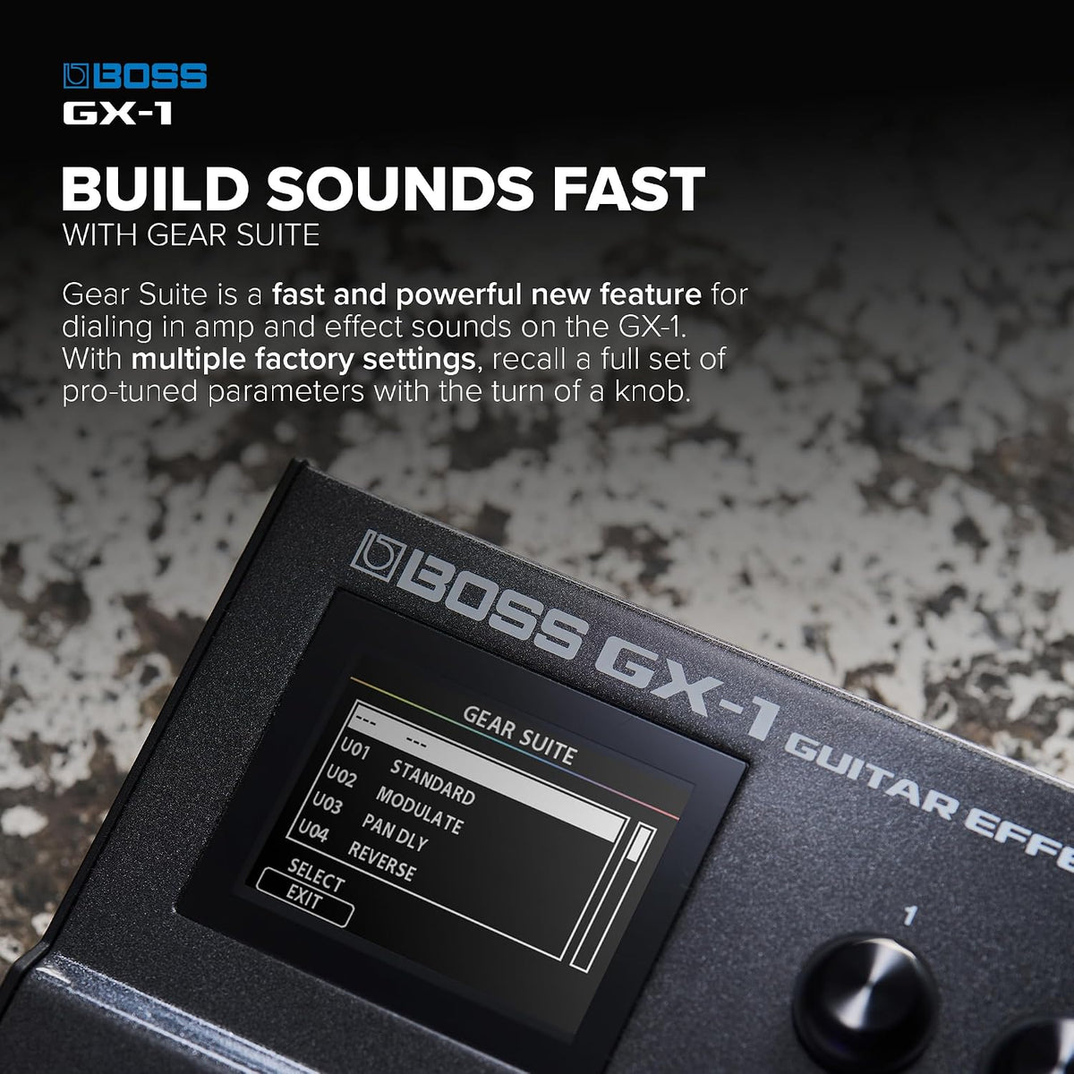 BOSS GX-1 Ultra-Portable Guitar Effects Processor