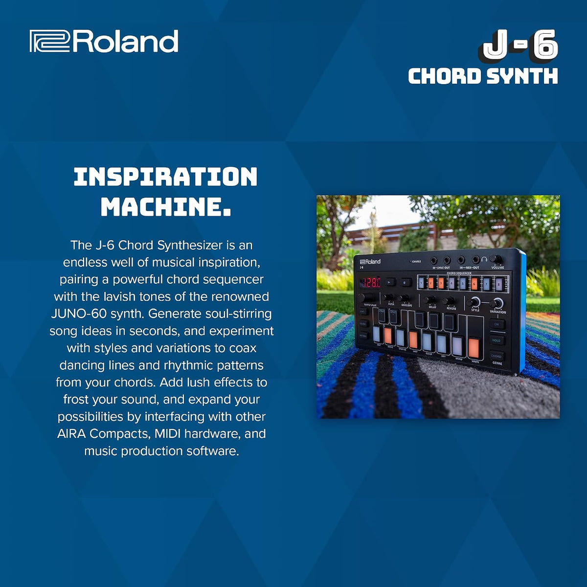 Roland AIRA Compact J-6 CHORD SYNTH Portable Song Creation Machine