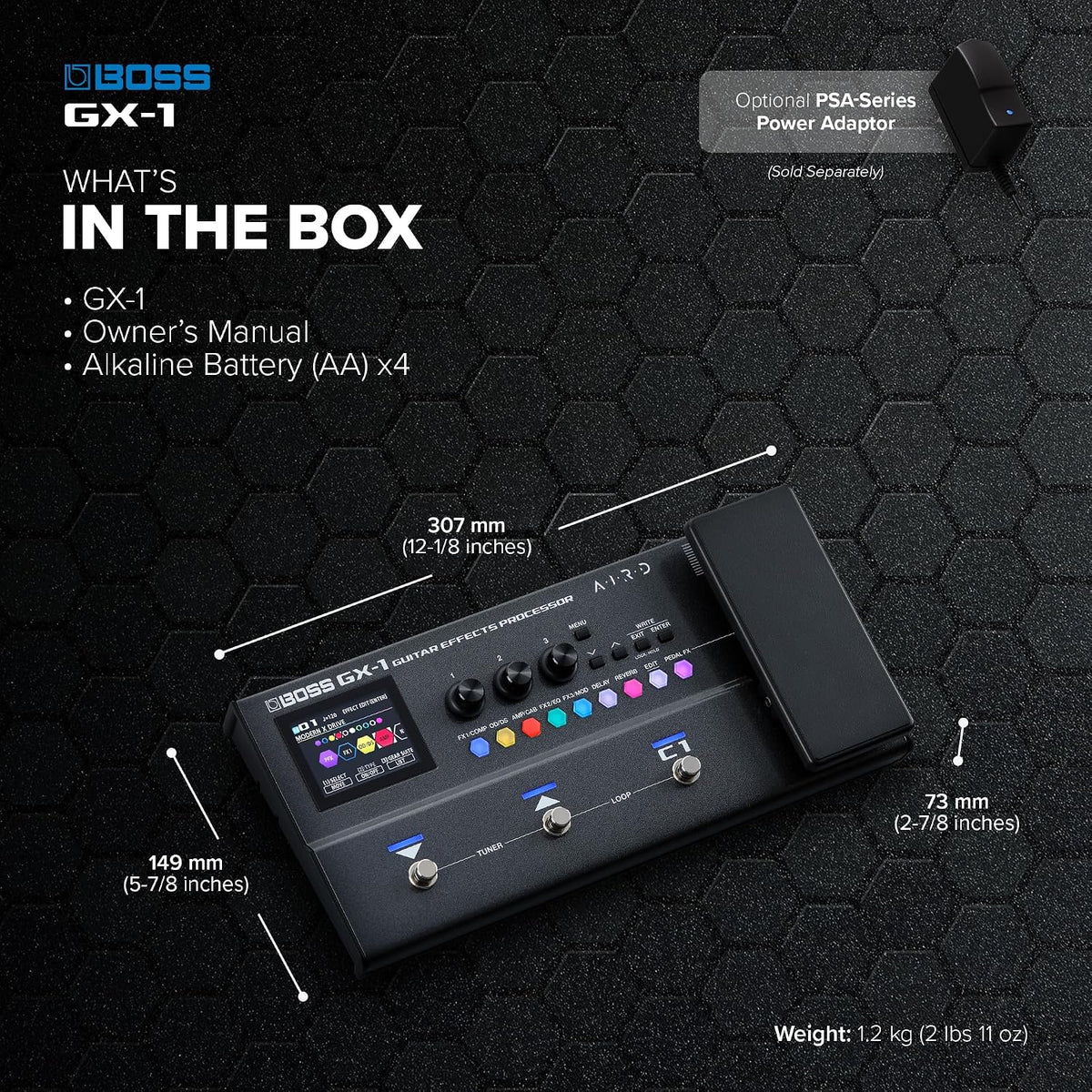 BOSS GX-1 Ultra-Portable Guitar Effects Processor