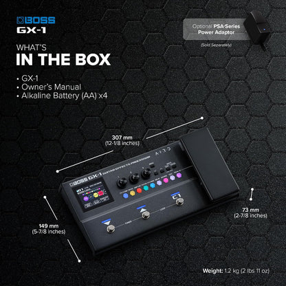 BOSS GX-1 Ultra-Portable Guitar Effects Processor