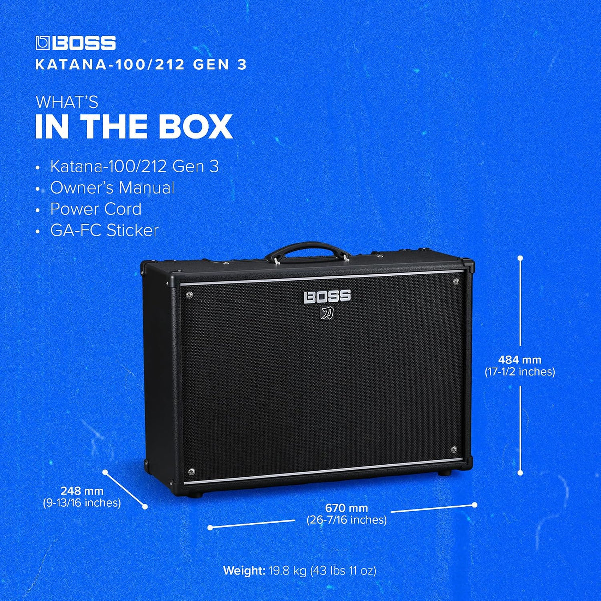 BOSS Katana-100/212 Gen 3 Guitar Amplifier
