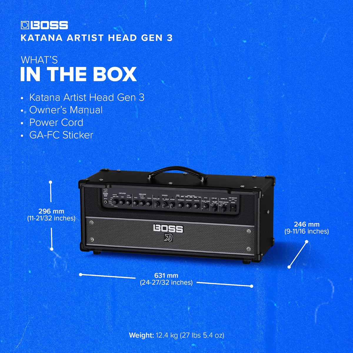 BOSS Katana Artist Head Gen 3 Guitar Amplifier