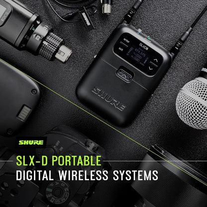 Shure SLXD15/85 Wireless Bodypack System with WL 185 Lavalier Microphone - H55 Band