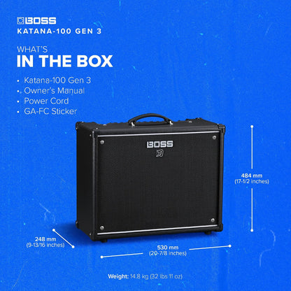 BOSS Katana-100 Gen 3 Guitar Amplifier