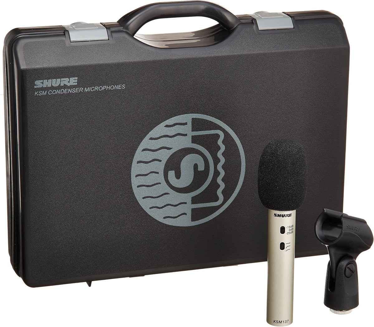 Shure KSM 137/SL End-Address Cardioid Condenser Microphone, Champagne