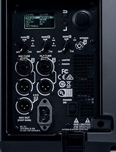 QSC K12.2 Active 12" Powered Loudspeaker, 2000 Watt Professional Audio System