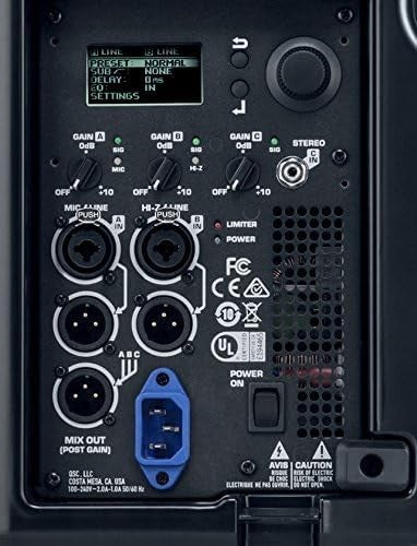 QSC CP12 12-Inch Powered Loudspeaker 1000W Portable PA System with DSP